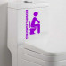 Označení dveří WC Downloading  - muž