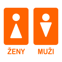 Označení dveří WC 8 CZ