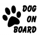 Pes ve vozidle - Dog on board EN